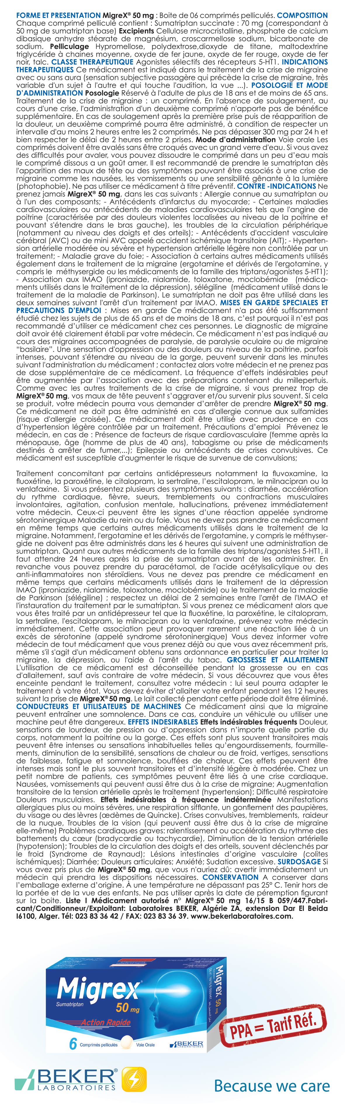 Migrex Sumatriptan 