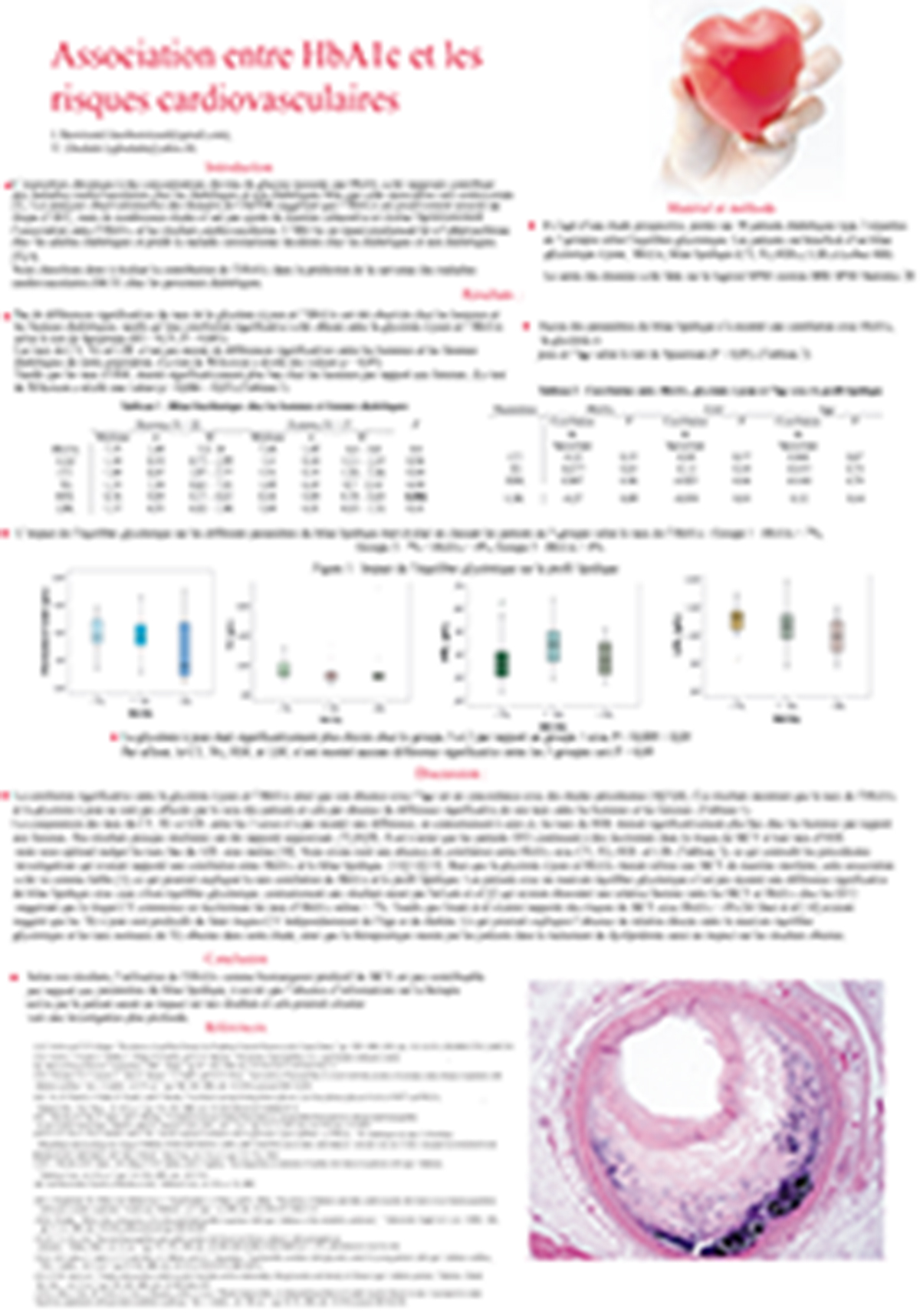 P71 : Association entre HbA1c et les risques cardiovasculaires